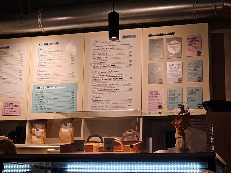 menu 2 of ST. LOUIS Café-Köln