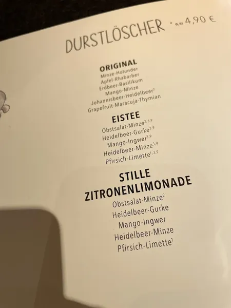 menu 2 of HANS IM GLÜCK - ESSEN Kennedyplatz