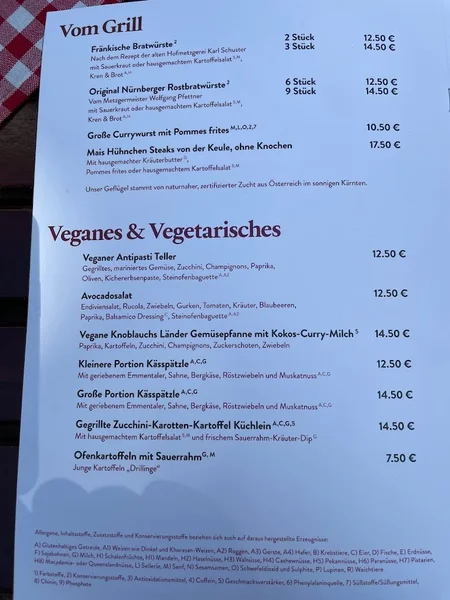 menu 1 of Tucherhof
