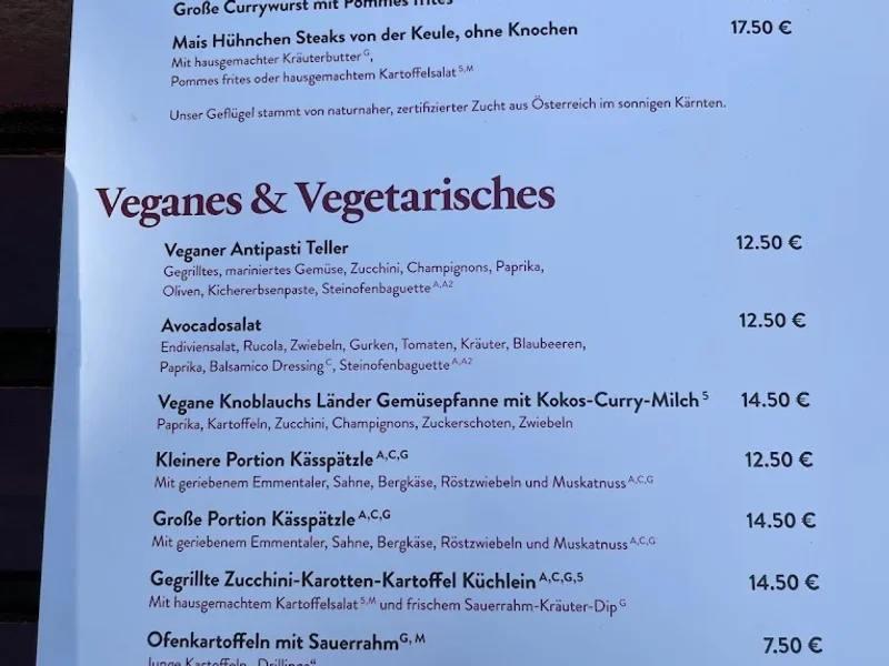 menu 1 of Tucherhof