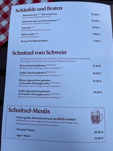 menu 2 of Tucherhof