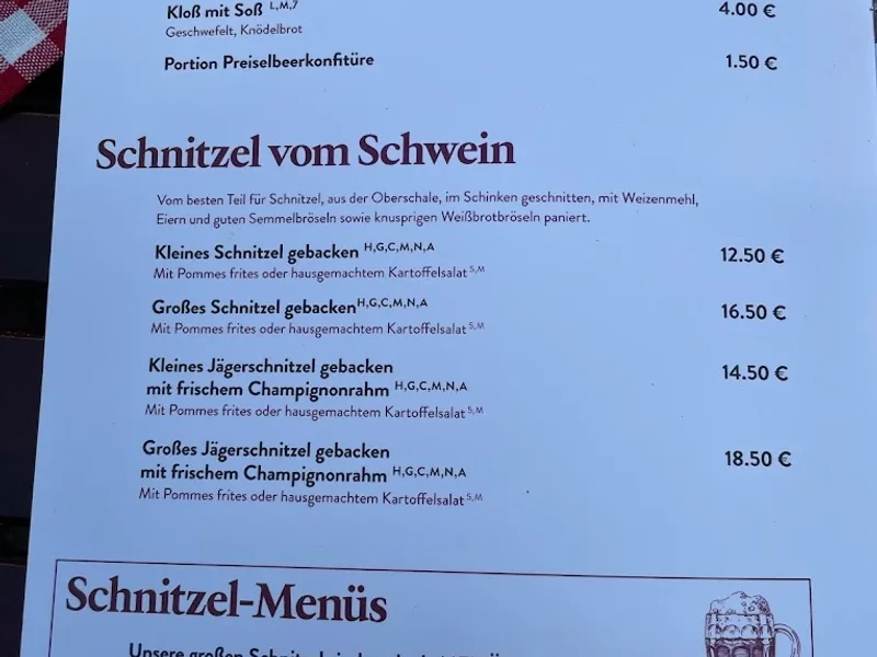 menu 2 of Tucherhof