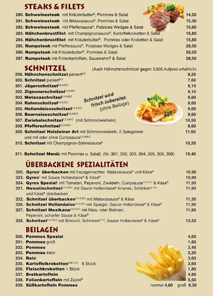 menu 0 of Molos - Der Höntroper Grill