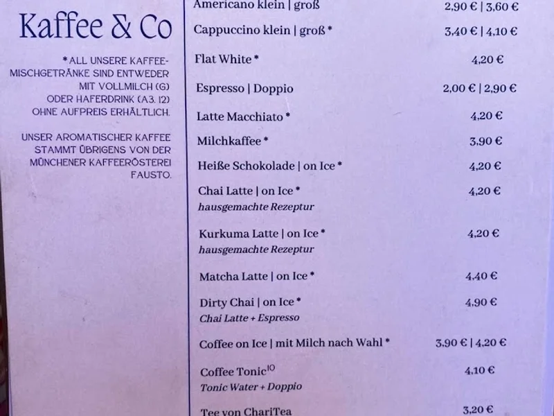 menu 2 of Cafe Lozzi