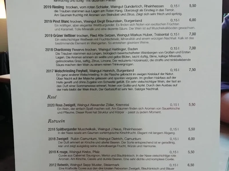 menu 1 of Essers Gasthaus