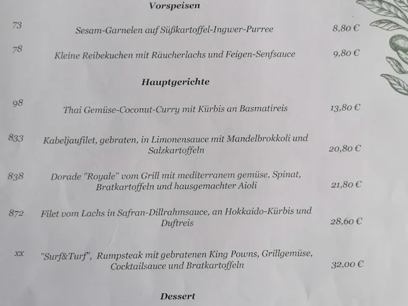 menu 1 of Lokal Alte Feuerwache