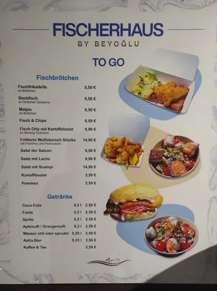 menu 1 of Restaurant Fischerhaus Hamburg