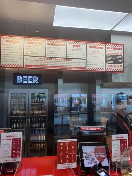 menu 1 of Five Guys München-Riem