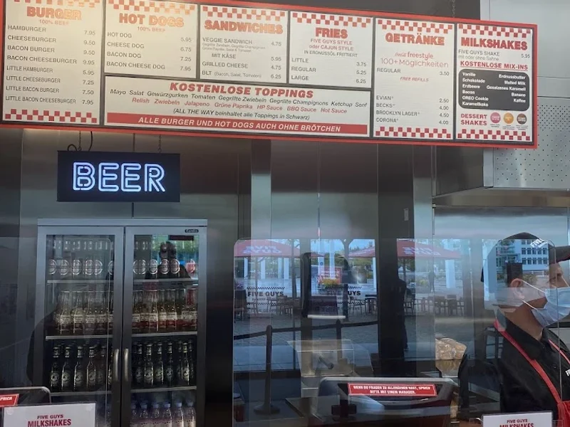 menu 1 of Five Guys München-Riem