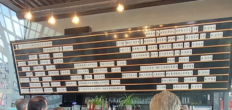 menu 2 of Sticky Fingers Restaurant & Terrasse