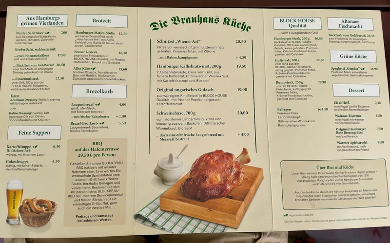 menu 0 of BLOCKBRÄU