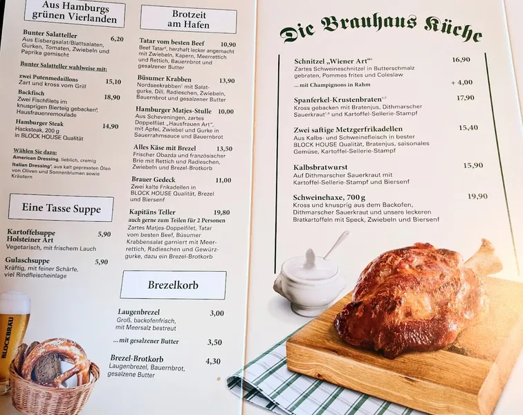 menu 2 of BLOCKBRÄU