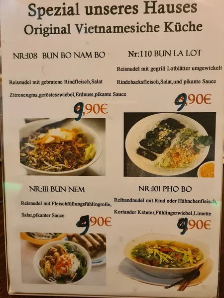 menu 1 of Viet Küche