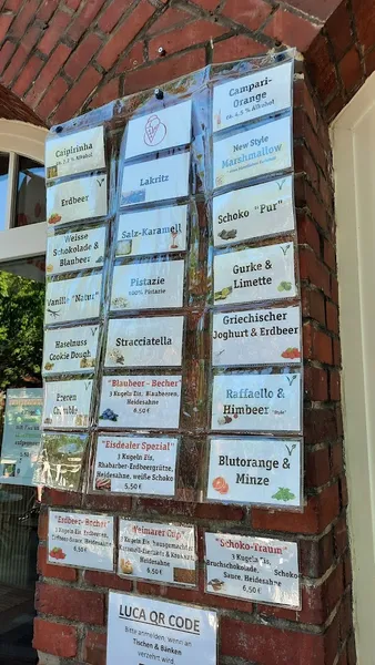 menu 2 of Wilhelmsburger Eisdealer