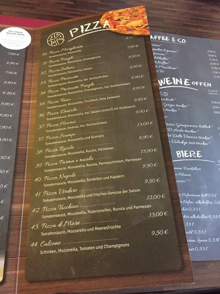 menu 2 of Pizzeria ATOLL