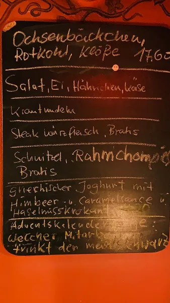 menu 2 of Zum Gerücht - die letzte Kaschemme