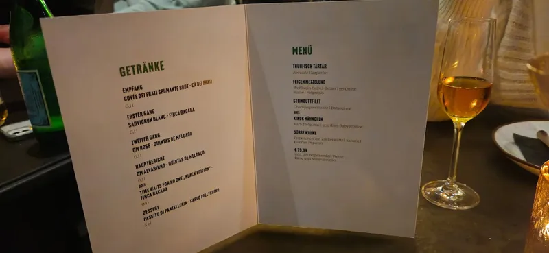 menu 2 of Quiro