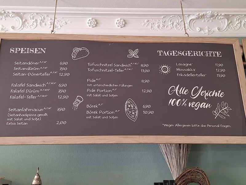 menu 0 of Erbil's Vegan & Mediterran