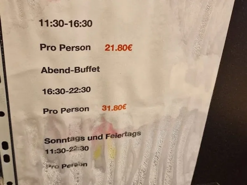 menu 1 of Traditionelles Japanisches Restaurant OSAKA