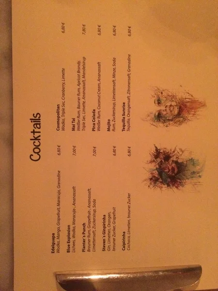 menu 1 of Das Edelweiß