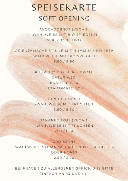 menu 0 of Café Franca - München