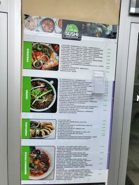 menu 1 of Nam Asia Sushi | Asiatischer Imbiss München
