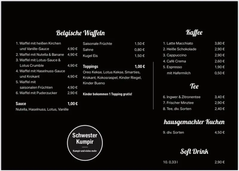 menu 1 of Schwester Kumpir