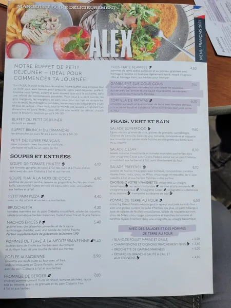 menu 0 of ALEX Dresden am Schloss