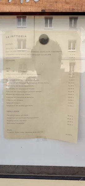 menu 1 of La Fattoria