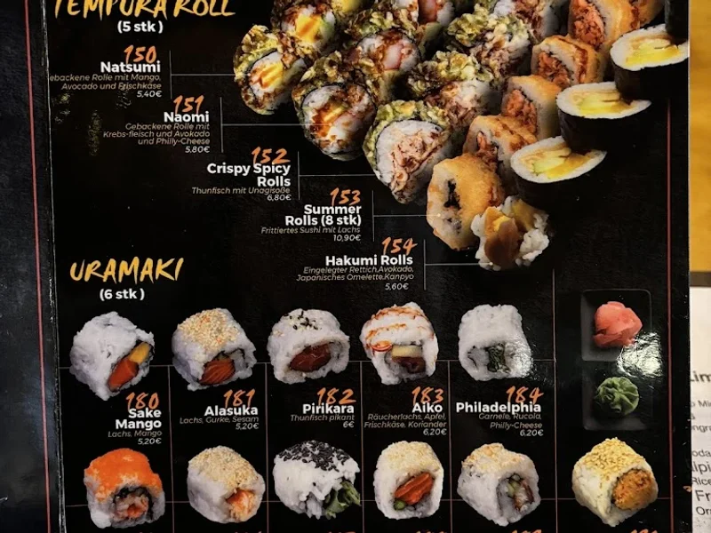 menu 1 of Umibar - Sushi Restaurant