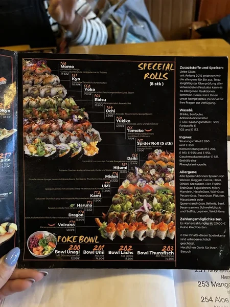 menu 2 of Umibar - Sushi Restaurant