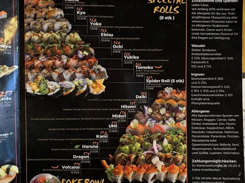 menu 2 of Umibar - Sushi Restaurant