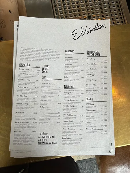menu 0 of Elbsalon
