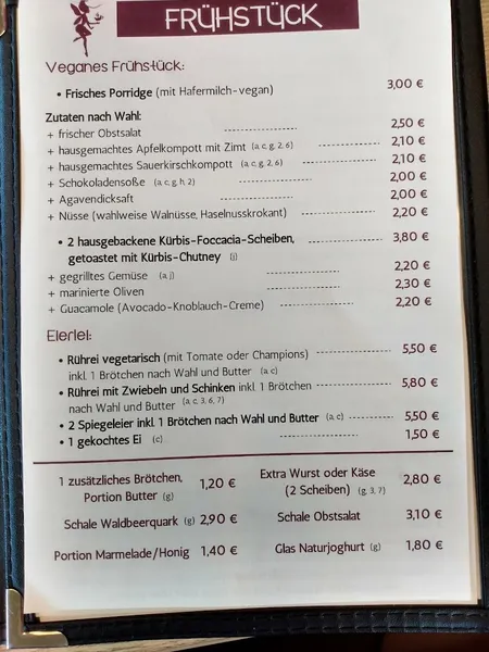 menu 1 of Ka'Fee Girrbach - Kuchen, Kaffee, Frühstück, Brunch