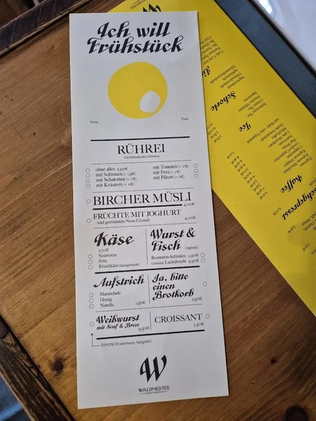 menu 1 of Die Waldmeister