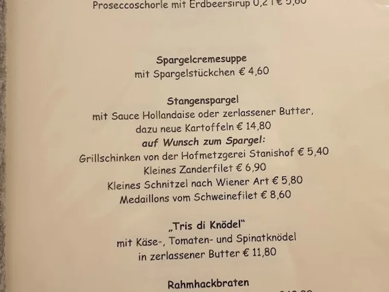 menu 2 of Wirtshaus Franzz