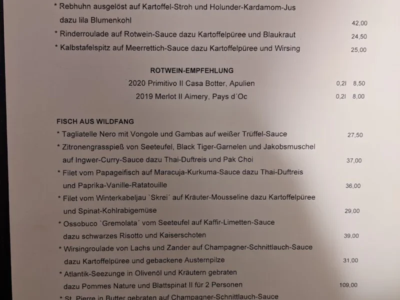 menu 0 of Hunsinger in der Goldenen Gans