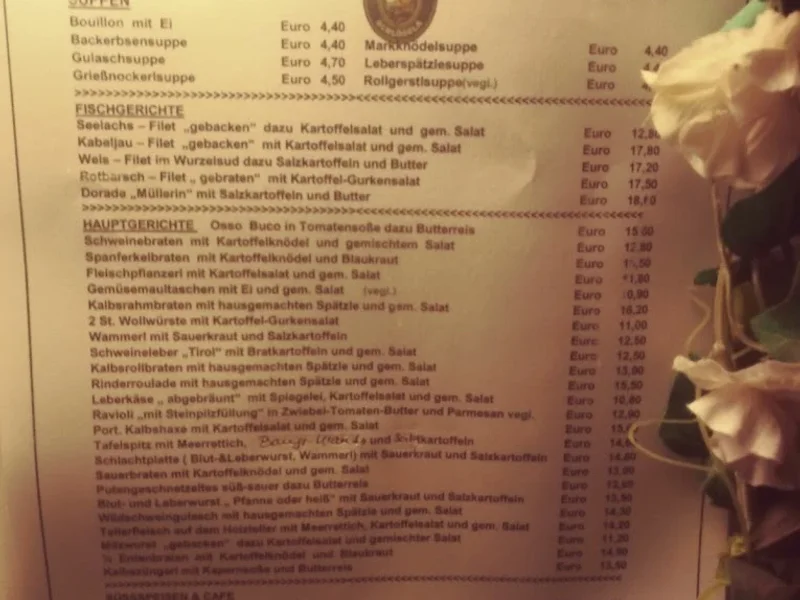 menu 2 of Luisengarten
