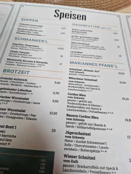 menu 1 of Prinzregent-Garten