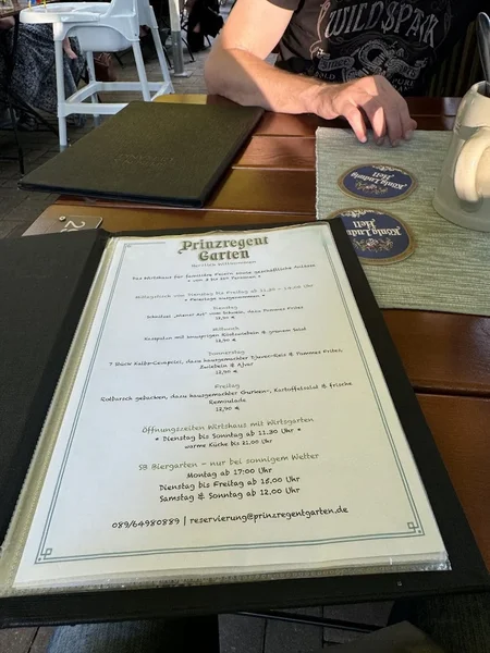 menu 2 of Prinzregent-Garten