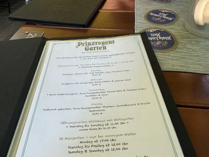 menu 2 of Prinzregent-Garten