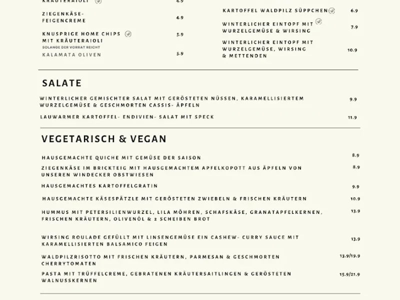 menu 0 of moxxa caffè