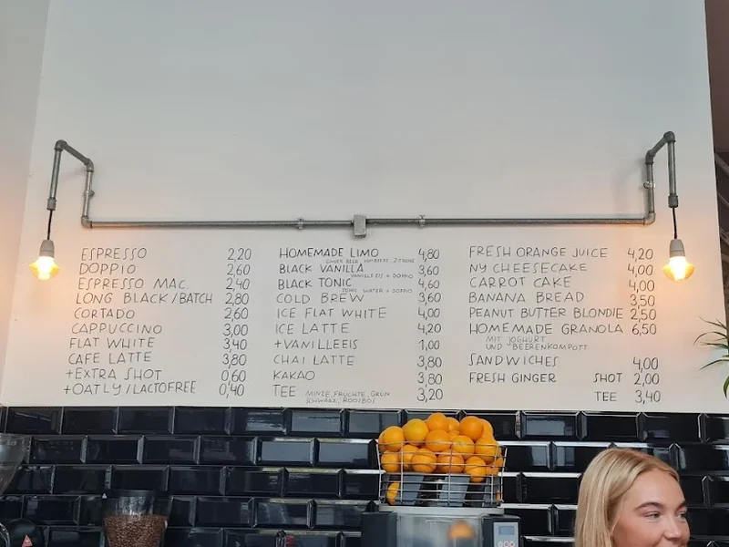 menu 2 of THE COFFEE GANG