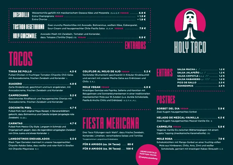 menu 0 of Holy Taco