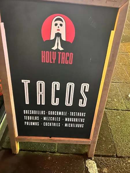 menu 2 of Holy Taco