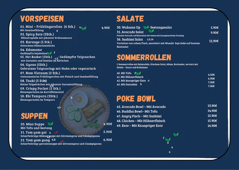 menu 0 of Hitomy Japanisches Restaurant