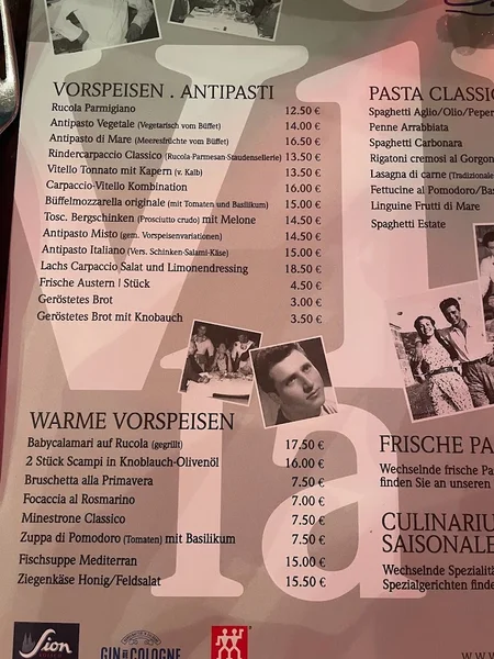 menu 2 of Culinarius