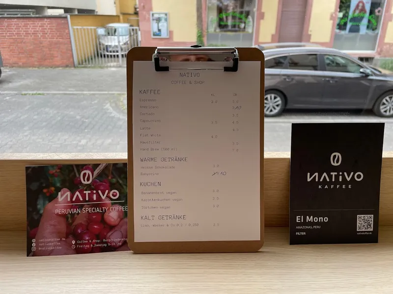 menu 0 of Nativo Coffee & Shop