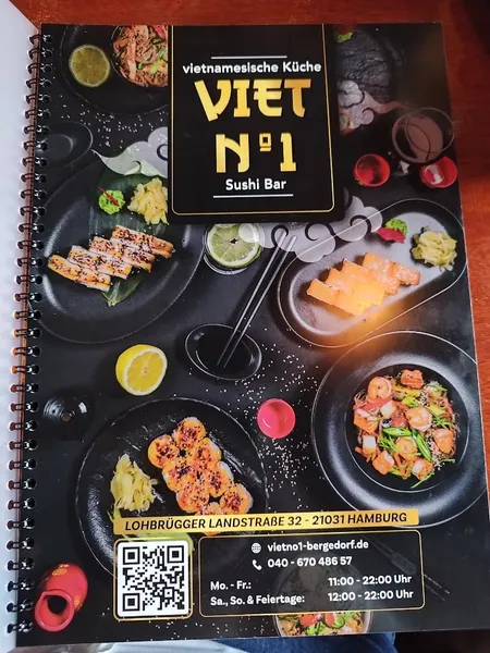 menu 1 of Viet No1