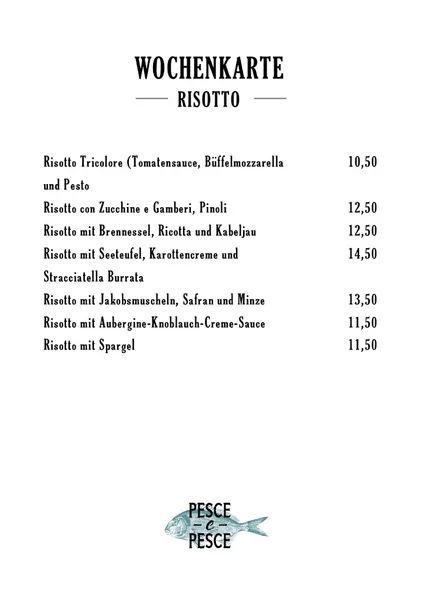 menu 1 of The Pasta Club